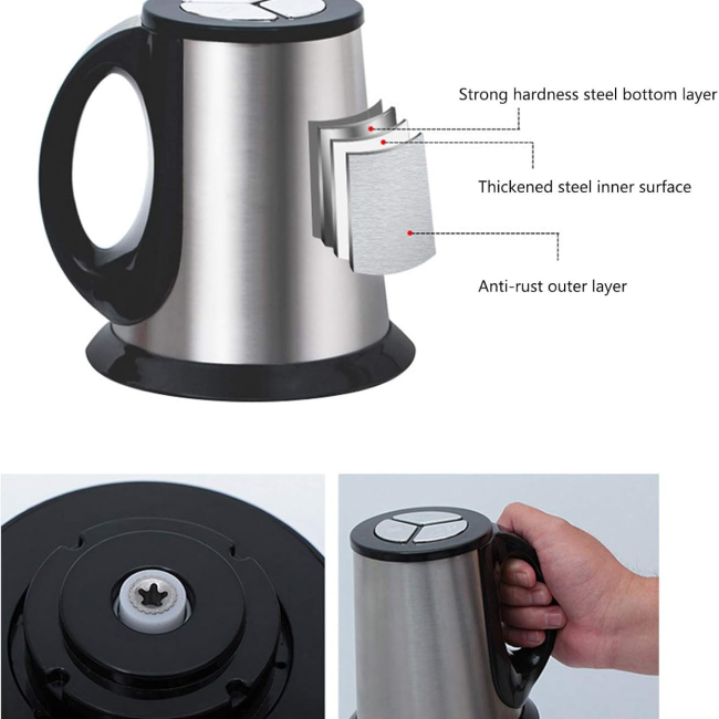 Falari 3L Electric Meat Grinder, Stainless Steel Electric Chopper for Household Use, Automatic Food Processor With 3 Speed for Meat, Vegetables, Fruit and Nuts, Detachable and Washable