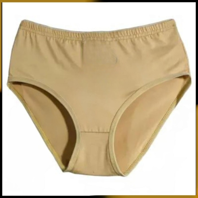 Jersey Plain Panty for Women – Soft, Comfortable & Lightweight Fabric, Skin (S, M, L)