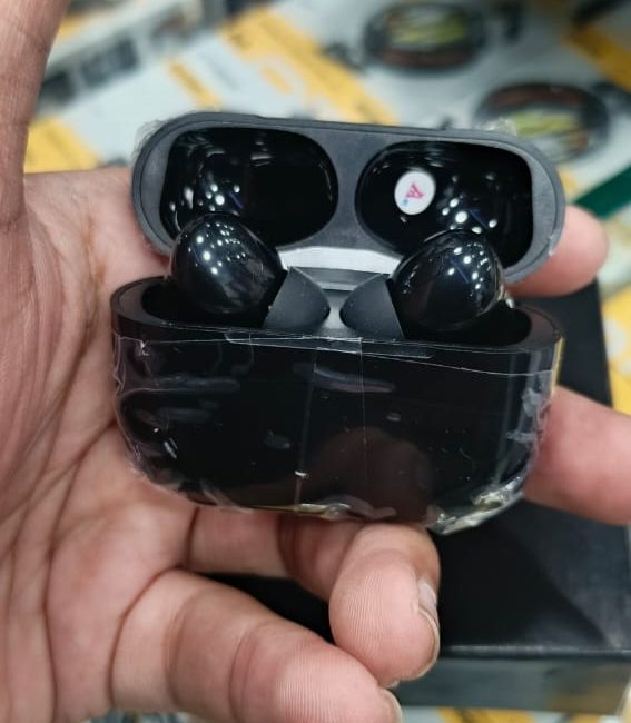 Black Pro 2 TWS Wireless Earbuds – Bluetooth 5.1, Touch Control, Noise Cancelling, with Charging Case | Airpods  