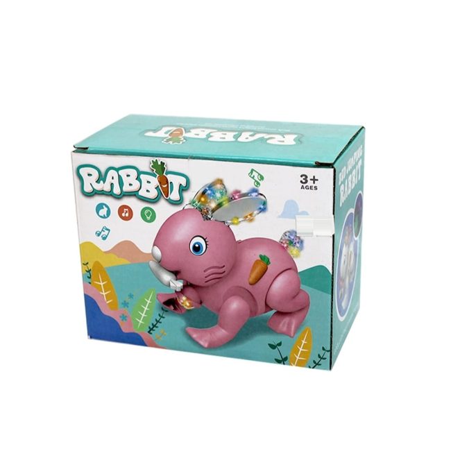 Electric Rabbit Toy for Kids – Light & Sound, Educational & Musical Play