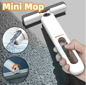 New Portable Mini Squeeze Mop | Compact, Lightweight & Easy Cleaning