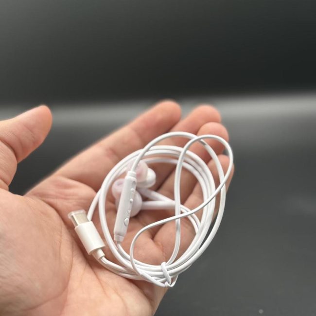 Wired Type-C Earphones with Mic – In-Ear Design & Volume Control | Oppo Handfree | without box