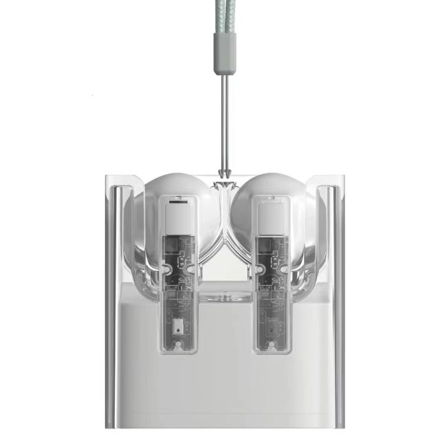 G65 Wireless Stereo HiFi Earphones – Bluetooth 5.3, Transparent Design, ANC, Sweatproof, Built-in Microphone, 7-Hour Battery