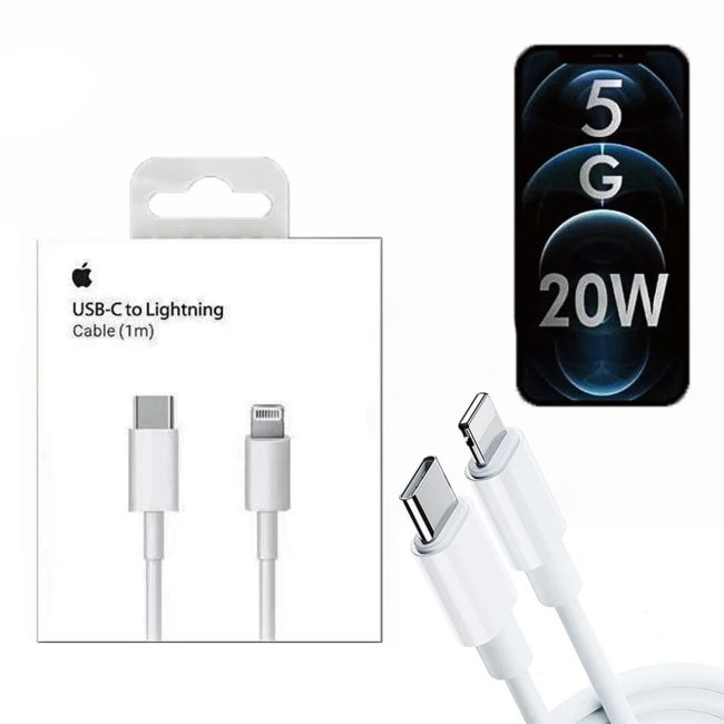 Type-C to iPhone Charging Cable – 99% Original Quality with Apple Logo
