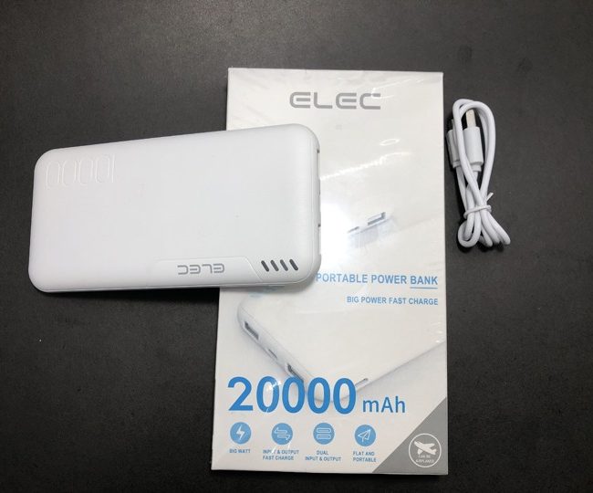 Elec 20000mAh Power Bank – PD Fast Charging, High-Capacity Portable Charger